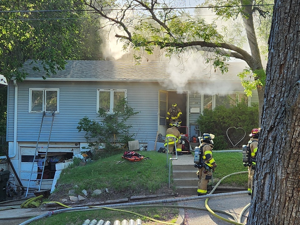 House fire 1100 block of South Fairmont