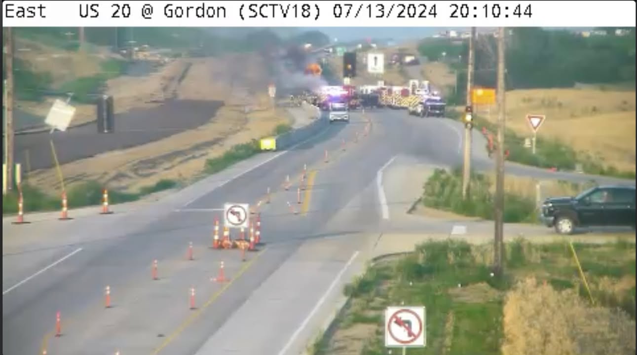 Sioux City Fire along with water from 185th and Sgt Bluff on...