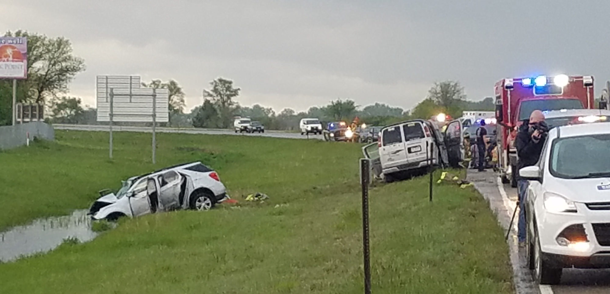 1 Fatality 4 Injured in I29 Crash near Elk Point