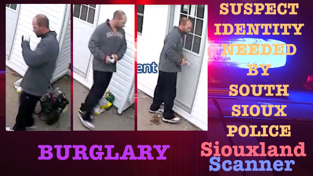 Burglary Suspect WANTED by South Sioux City Police