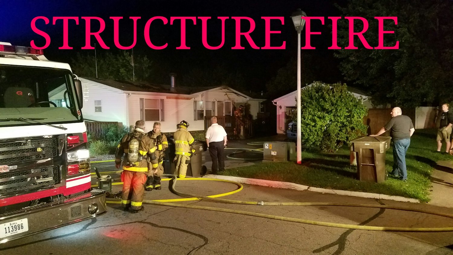 Structure Fire Tallview Terrace Office