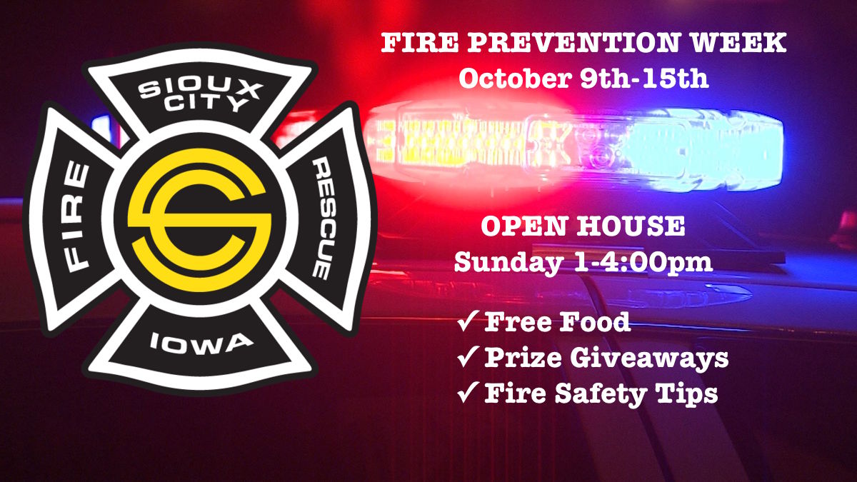 Sioux City Fire Rescue kicks off fire prevention week with open house