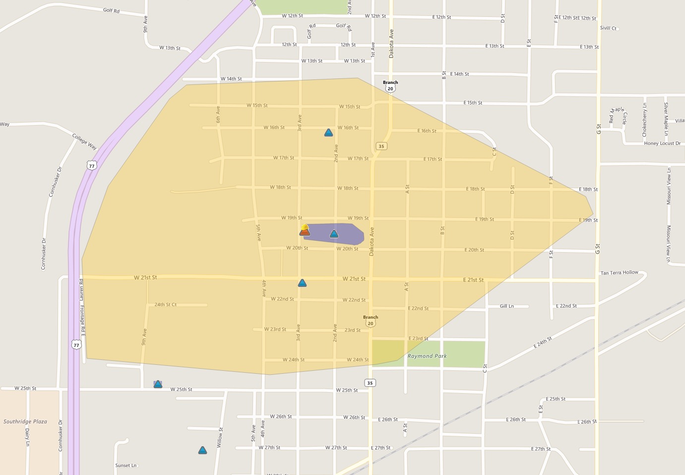 Hundreds in South Sioux City without power