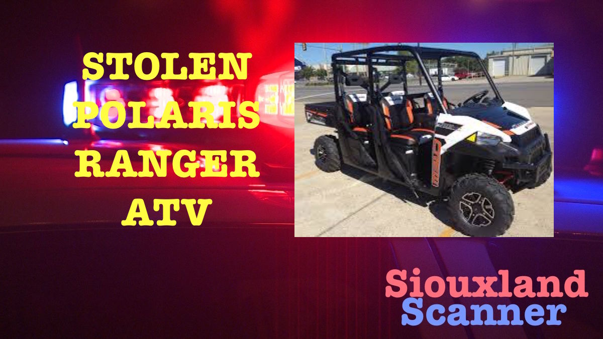 STOLEN Polaris ATV Ranger Jackson Nebraska