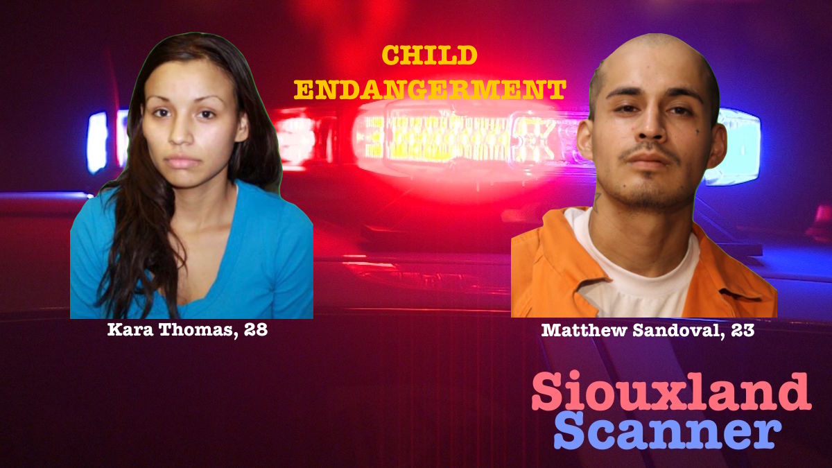 Two arrested on child endangerment charges