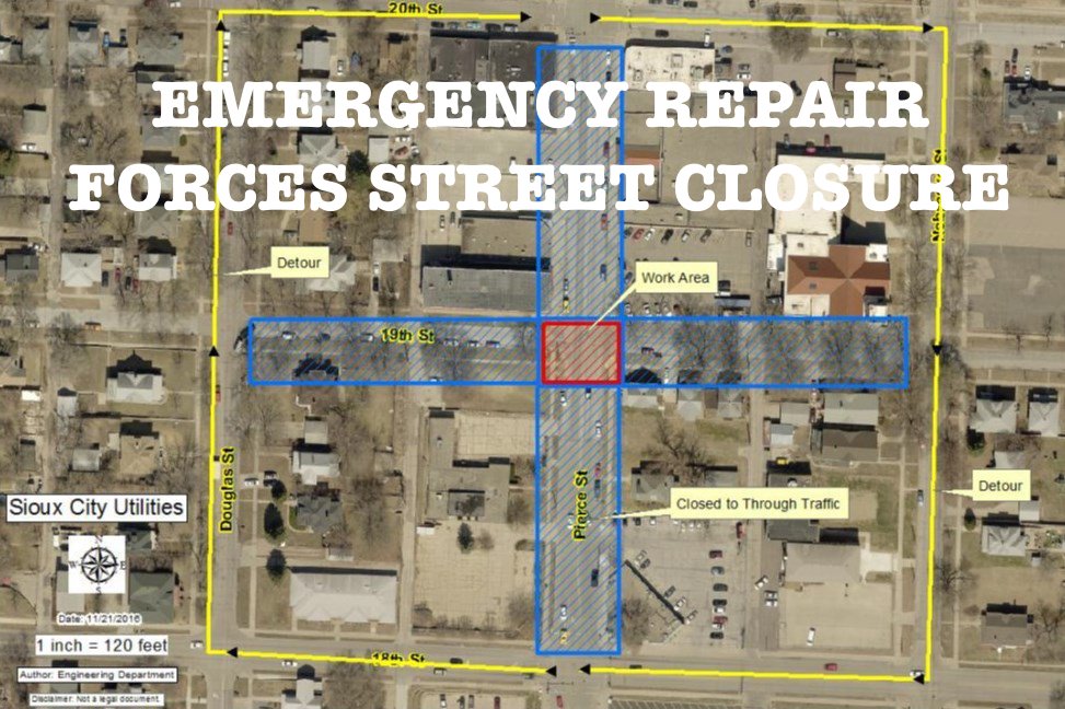 Street Closure 19th and Pierce