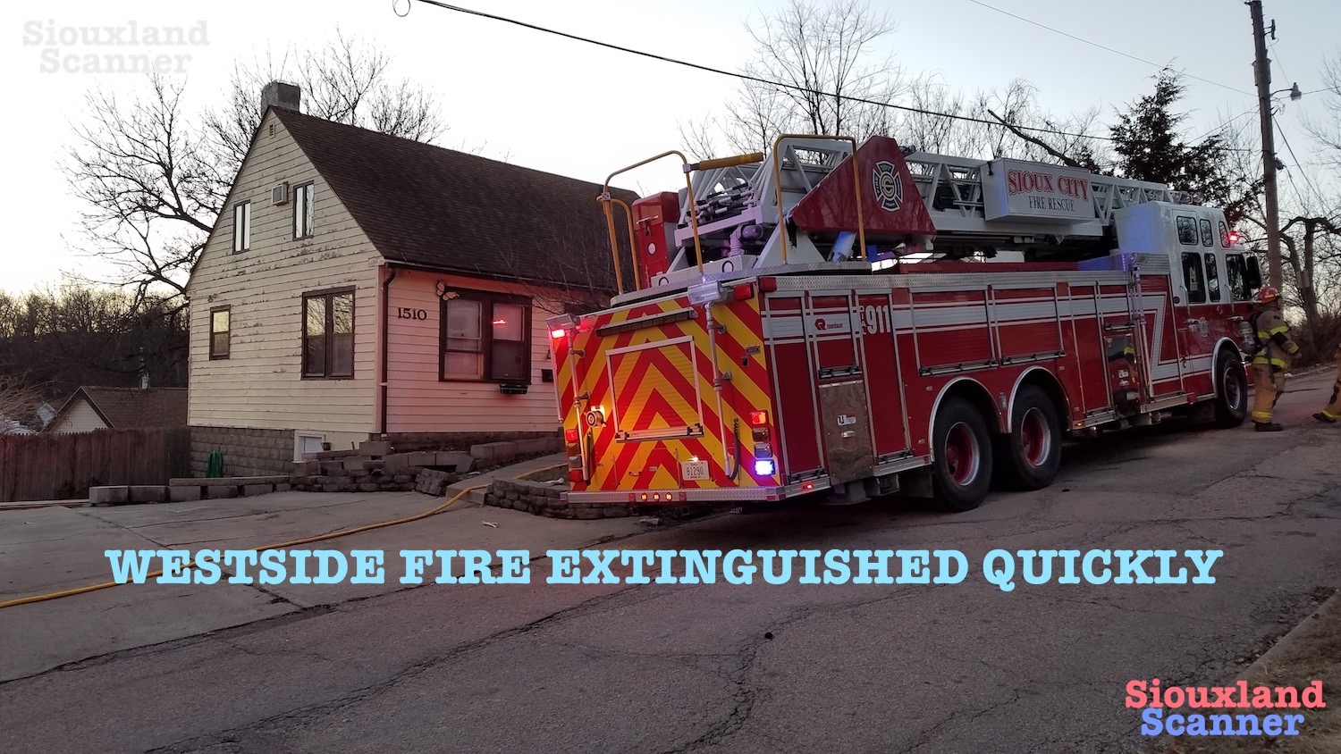 Westside fire quickly extinguished