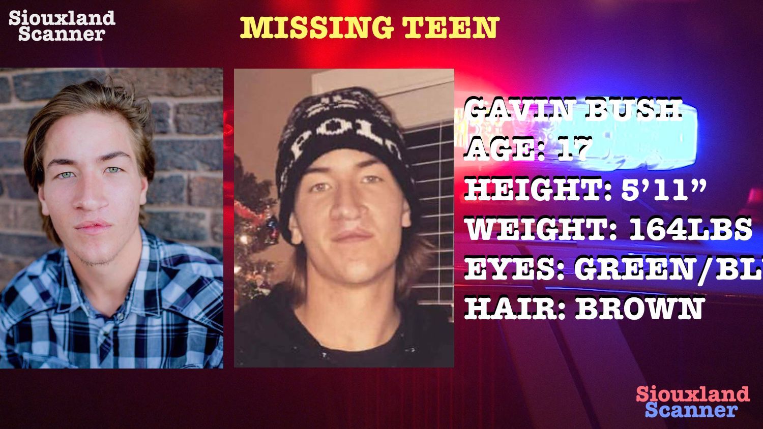 Body of Missing Sioux City Teen Gavin Bush found