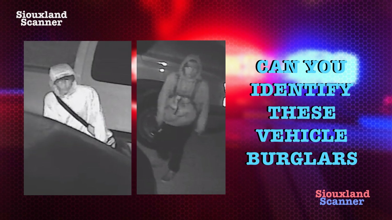 Riverside vehicle burglaries caught on camera