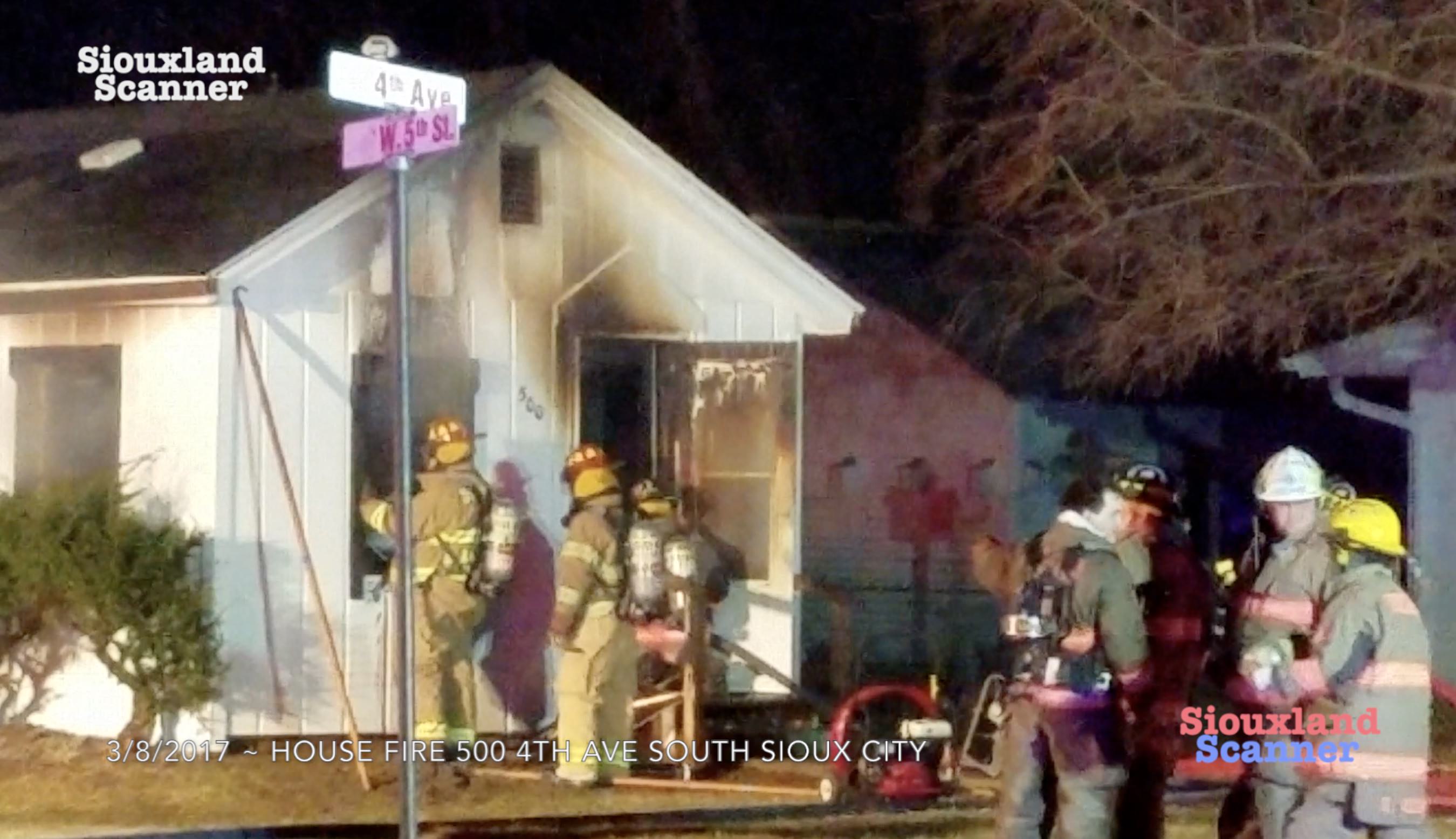 South Sioux City House Fire Wednesday Evening