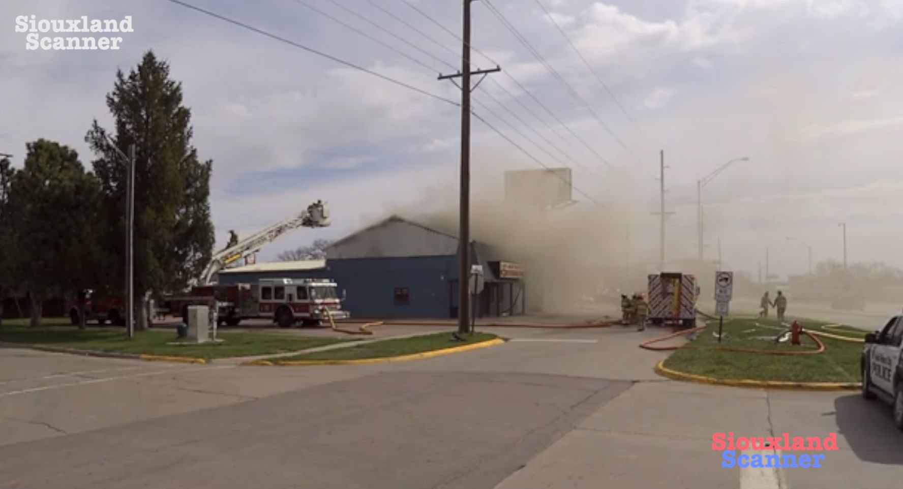 Morning fire at Laos Asian Market in South Sioux City Nebraska