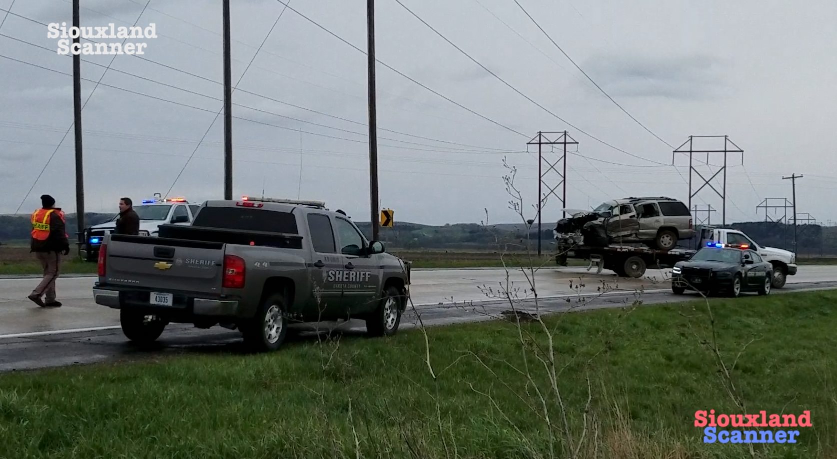 Semi and SUV collide on Highway 35 Friday afternoon