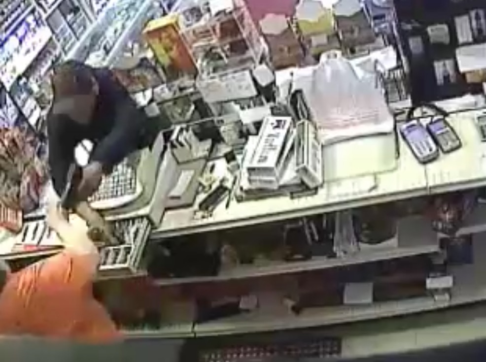 Armed robbery of Tobacco Hut Surveillance video released