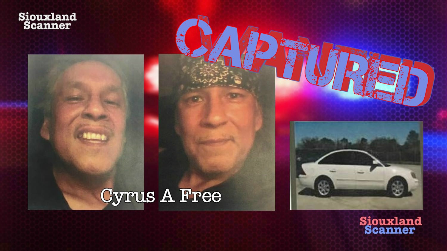 CAPTURED Fugitive Cyrus Allen Free arrested