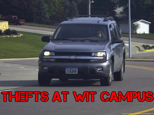 Thefts on WITCC Campus in Sioux City a Message to Staff and Students