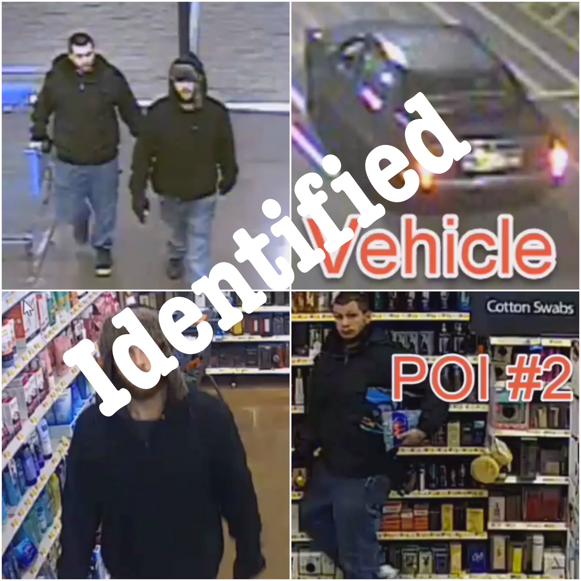 Identified South Sioux Police seeking to identify two shoplifting suspects