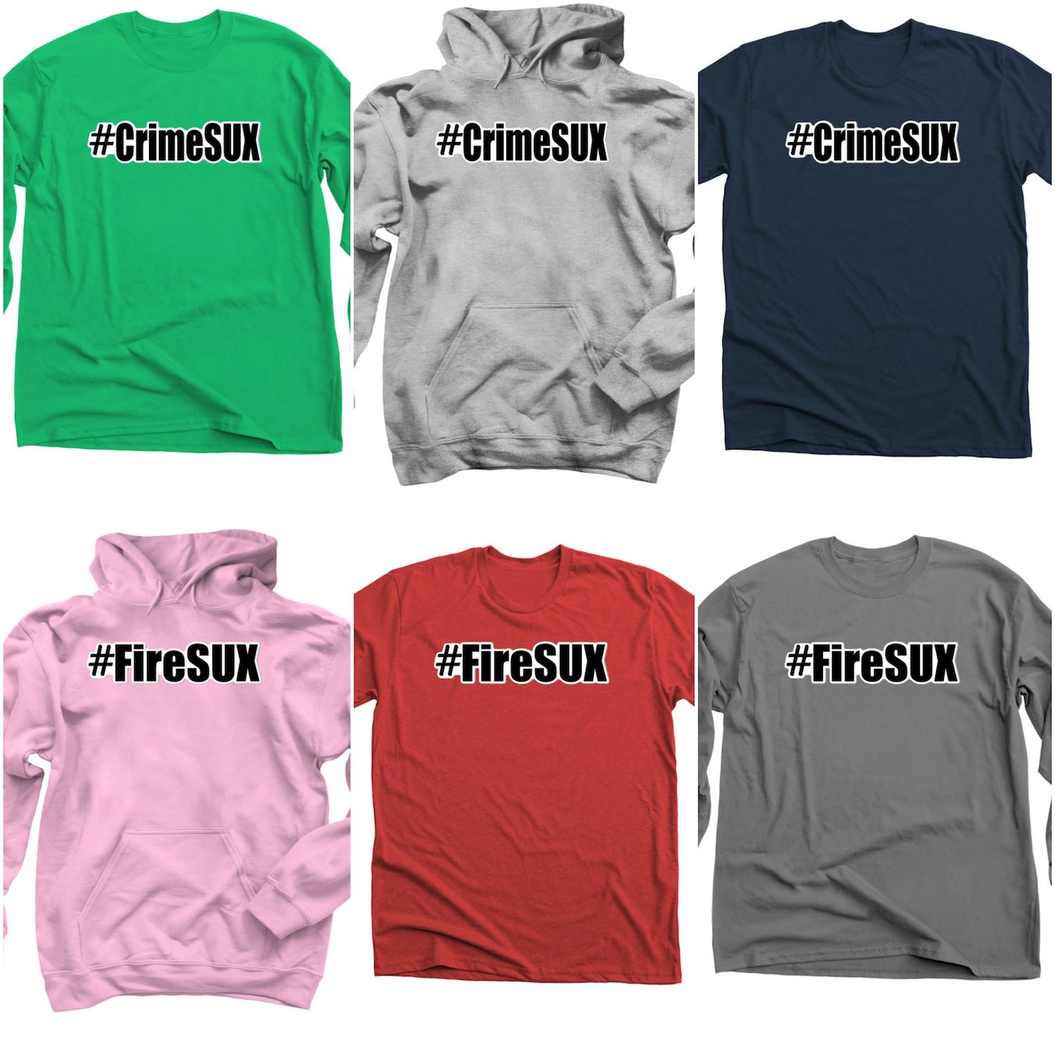 #CrimeSUX #FireSUX Shirts Help support Siouxland Scanner get yours now