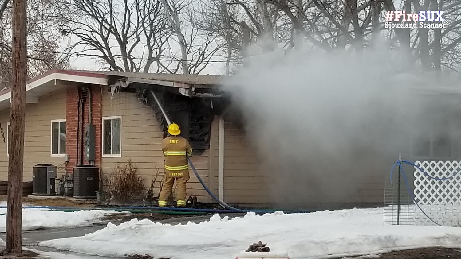 Sergeant Bluff Duplex fire intentionally set Wednesday police say