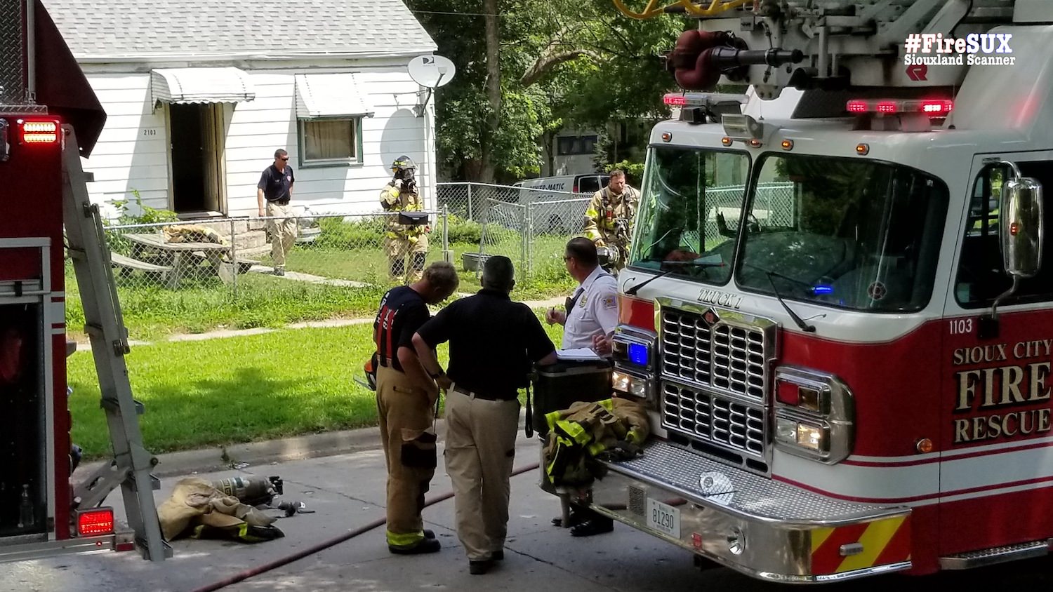 Attic fire on West 5th Thursday morning in Sioux City