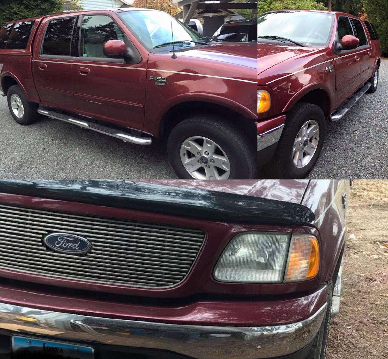 STOLEN Maroon 2003 Ford F150 With Topper Sioux City