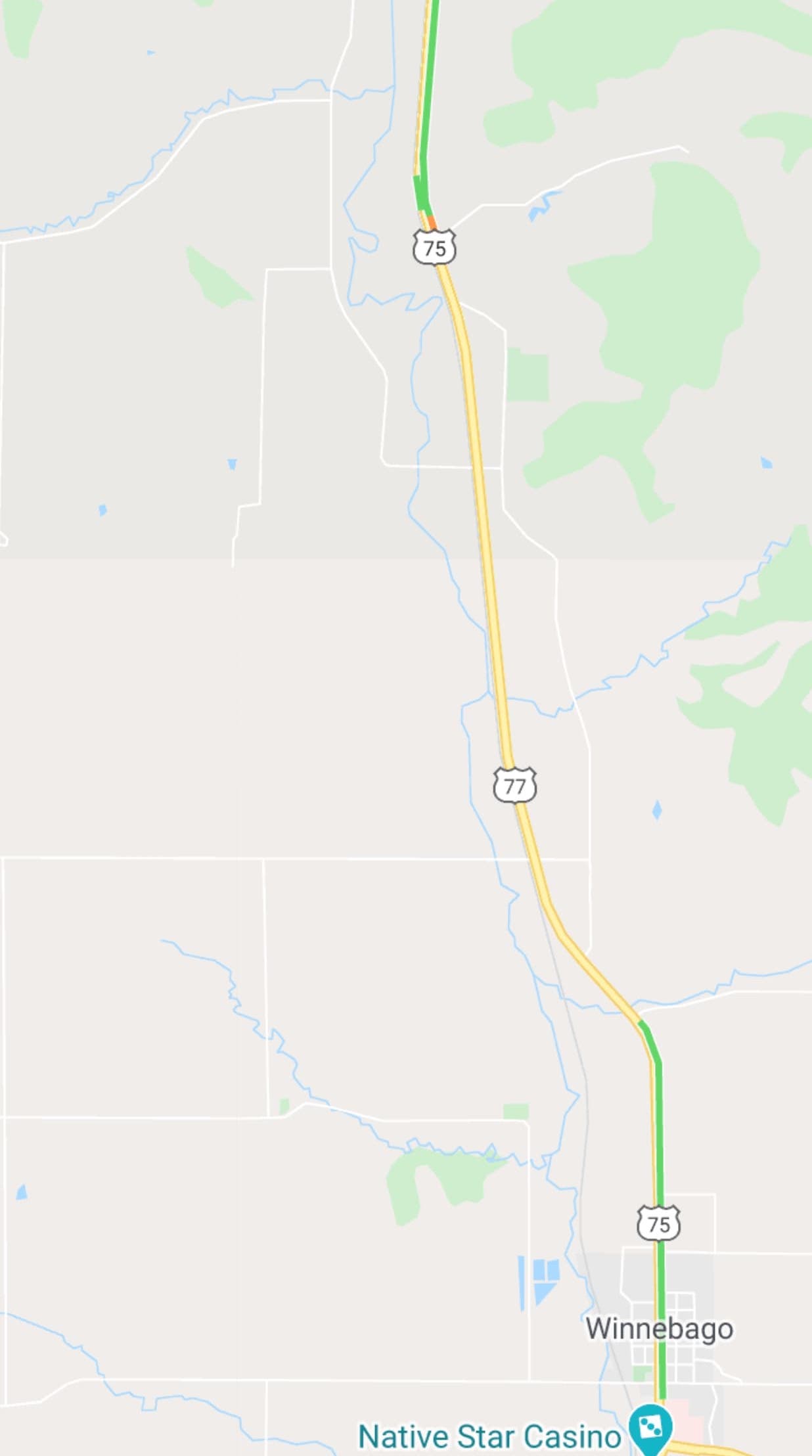 Deceased individual found on Hwy 77 in Dakota County Nebraska Overnight