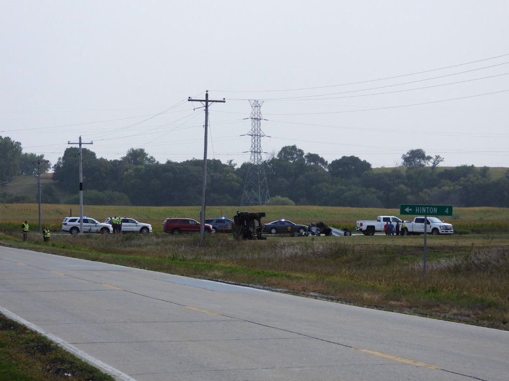 Two vehicle crash Sunday afternoon in Plymouth County claims the life of Sioux City teen