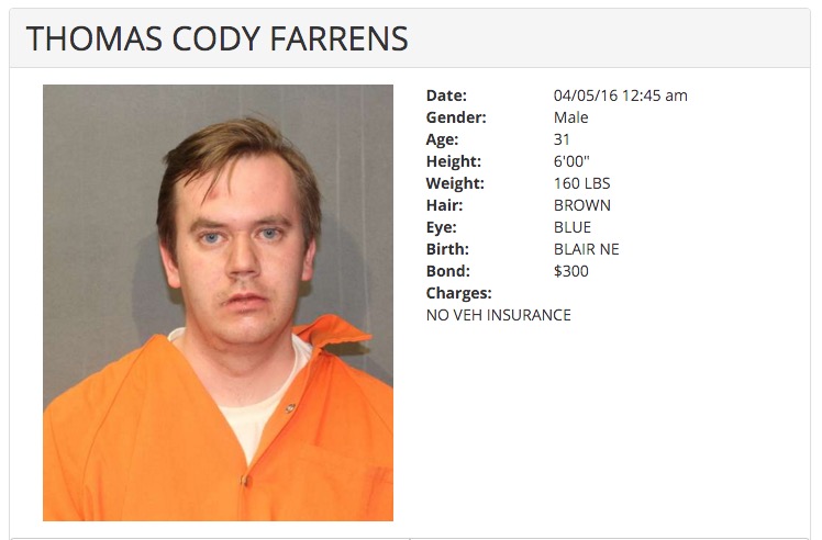 Sioux City Lawyer Thomas Farrens charged after hit and run in early April