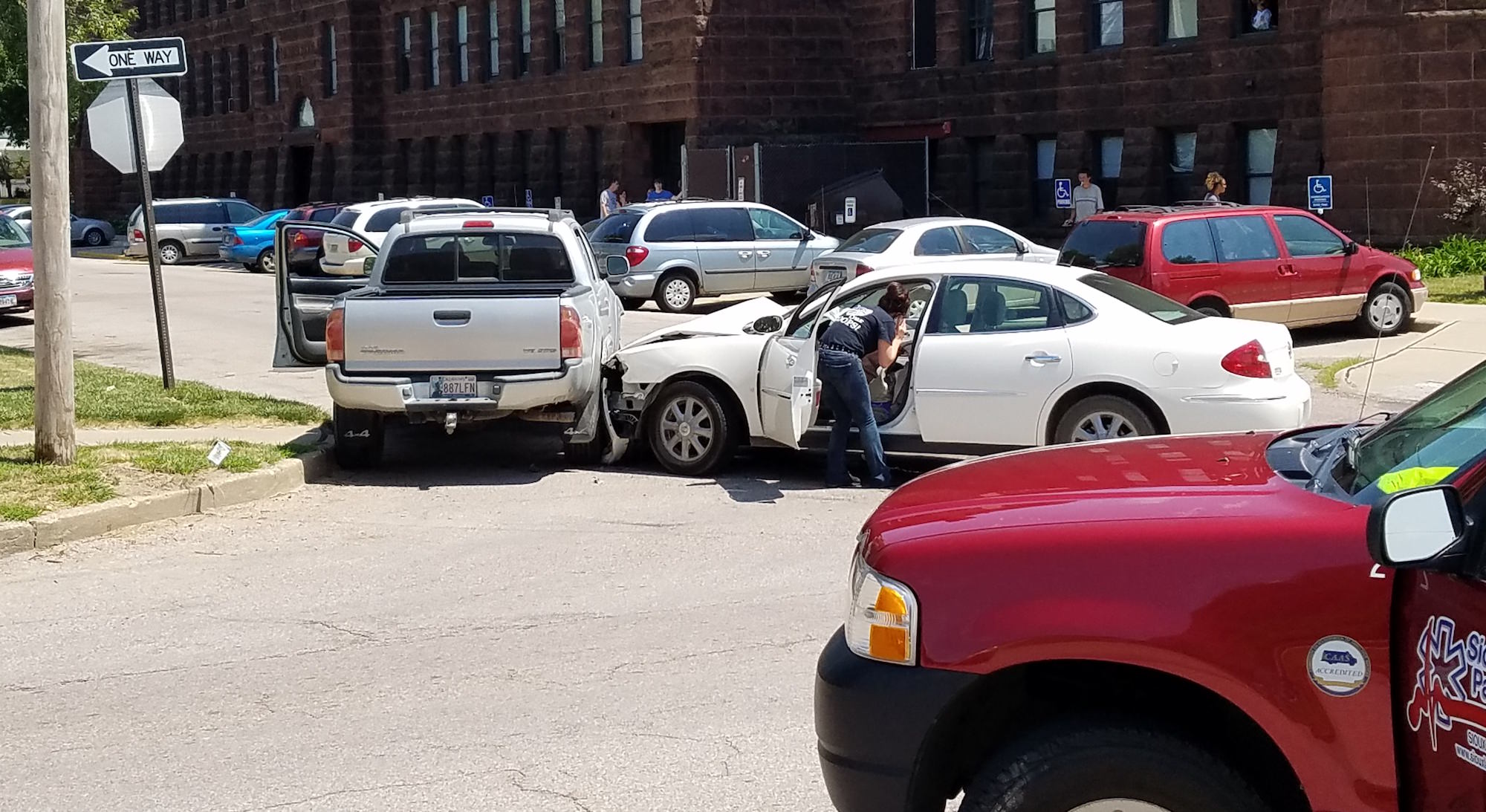 Two vehicle accident wrong way driver