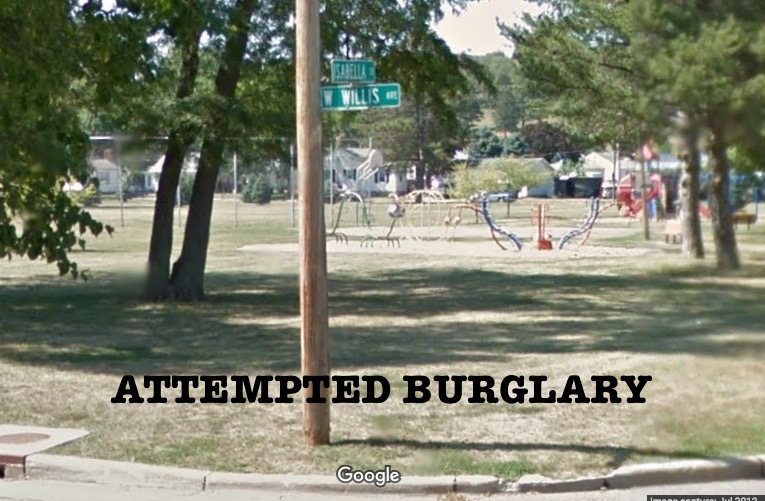 Attempted break-in on Isabella near Headington Park