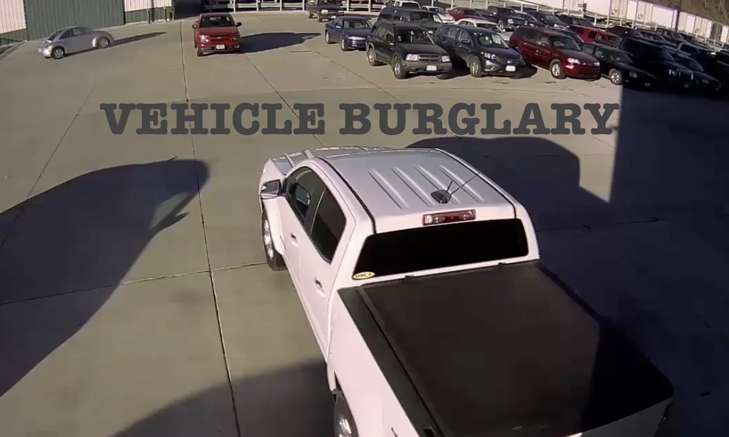 Burglary from Vehicle at Bomgaars Parking Lot