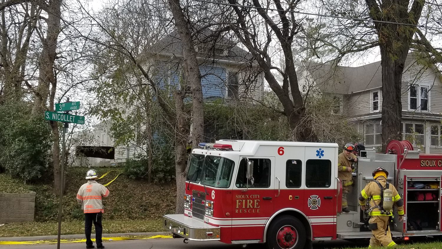 Electrical fault above 2nd floor bathroom determined to be cause of house fire at 2023 South Nicollet