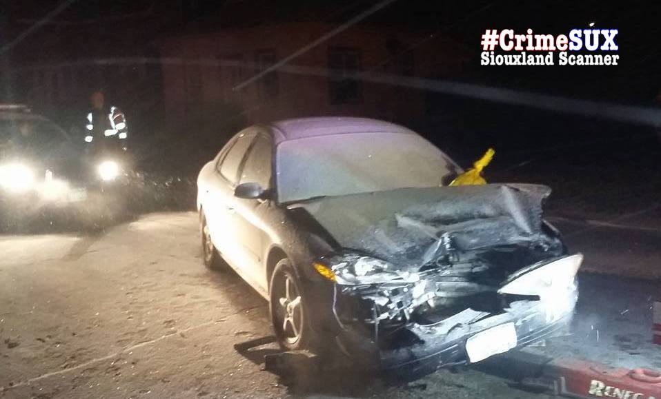 Hit and run suspect driving a Chevrolet smashes into car in Leeds