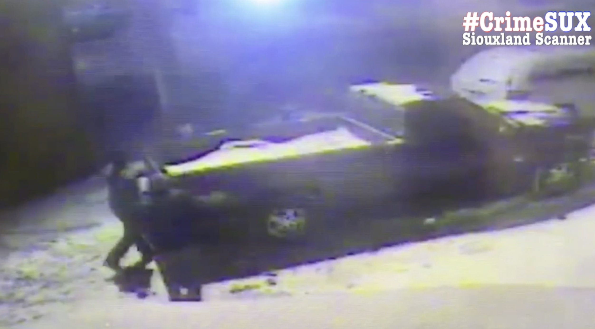 Snowblower theft caught on video do you recognize these thieves or their truck